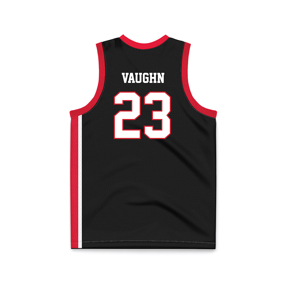 Fairfield - NCAA Women's Basketball : Gabrielle Vaughn - Black Basketball Jersey-1