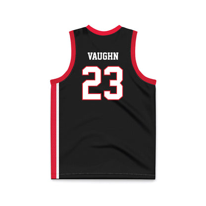 Fairfield - NCAA Women's Basketball : Gabrielle Vaughn - Black Basketball Jersey-1