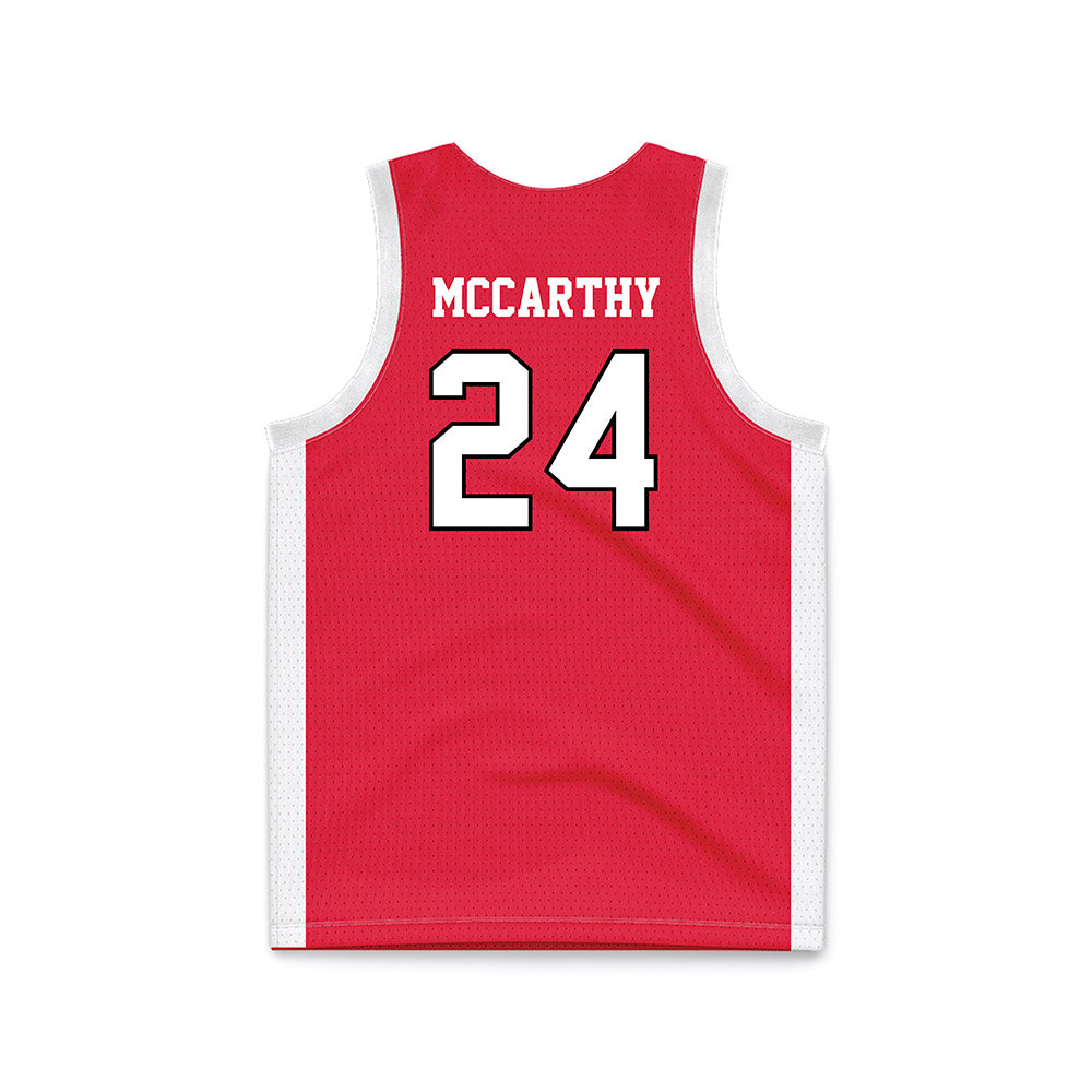 Fairfield - NCAA Women's Basketball : Lana McCarthy - Red Basketball Jersey-1