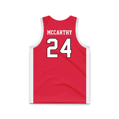 Fairfield - NCAA Women's Basketball : Lana McCarthy - Red Basketball Jersey-1