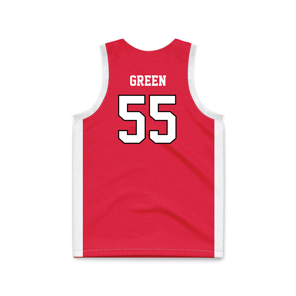 Fairfield - NCAA Women's Basketball : Nia Green - Red Basketball Jersey-1