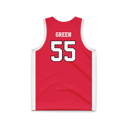 Fairfield - NCAA Women's Basketball : Nia Green - Red Basketball Jersey-1