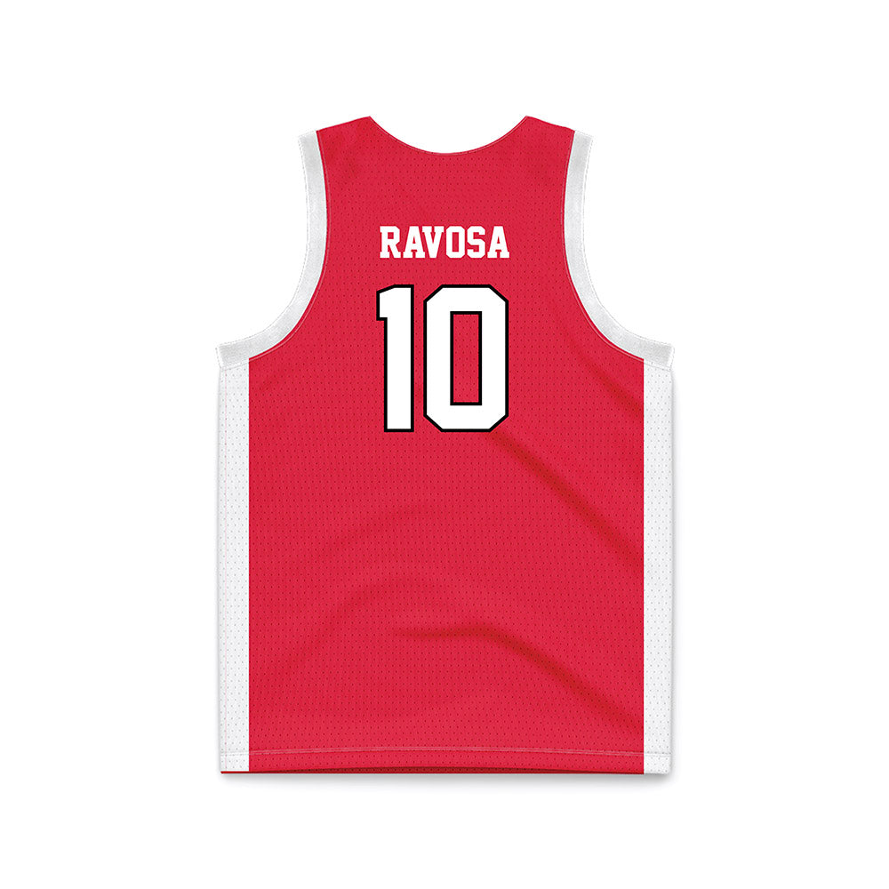 Fairfield - NCAA Women's Basketball : Caterina Ravosa - Red Basketball Jersey-1