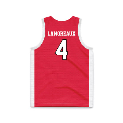 Fairfield - NCAA Women's Basketball : Kaety Lamoreaux - Red Basketball Jersey-1