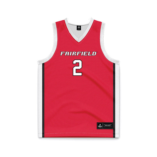 Fairfield - NCAA Women's Basketball : Paige Kohler - Red Basketball Jersey-0