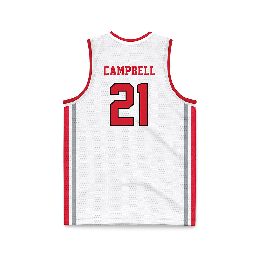 Fairfield - NCAA Women's Basketball : Alli Campbell - White Basketball Jersey-1