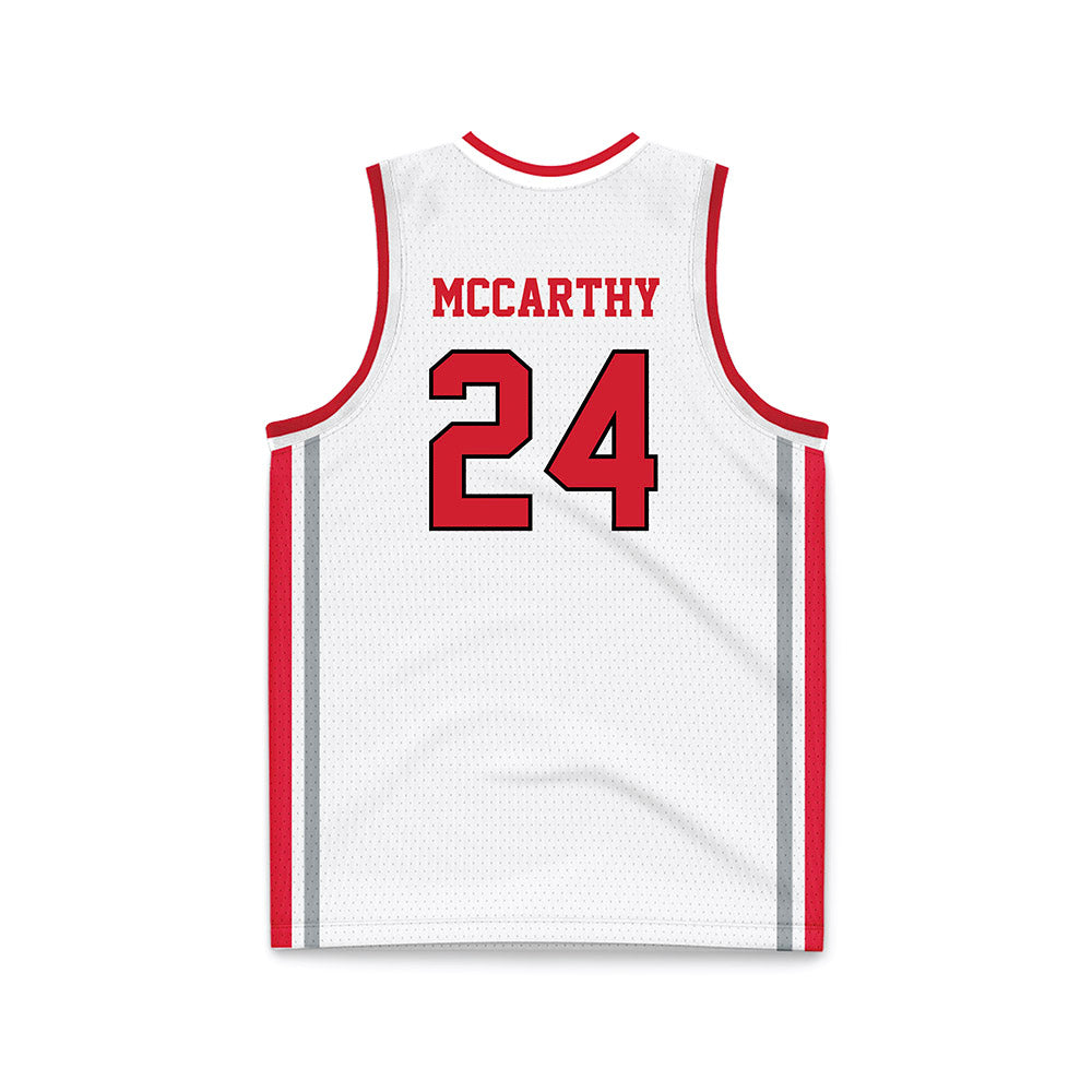 Fairfield - NCAA Women's Basketball : Lana McCarthy - White Basketball Jersey-1