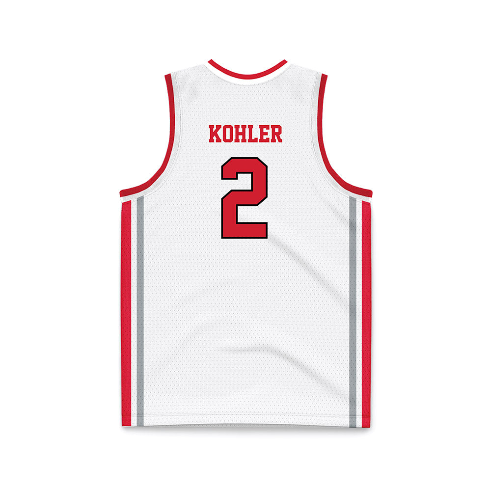 Fairfield - NCAA Women's Basketball : Paige Kohler - White Basketball Jersey-1