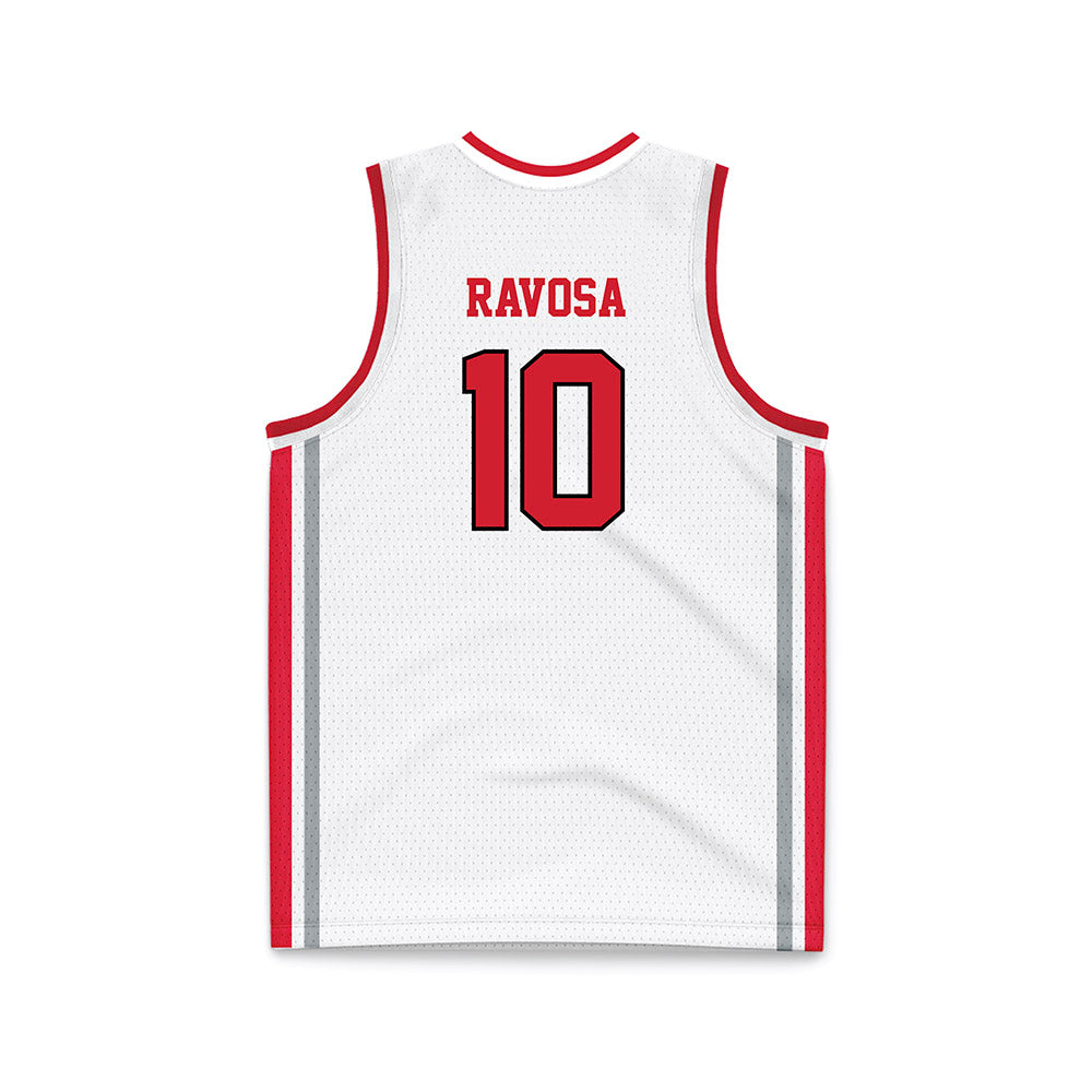 Fairfield - NCAA Women's Basketball : Caterina Ravosa - White Basketball Jersey-1