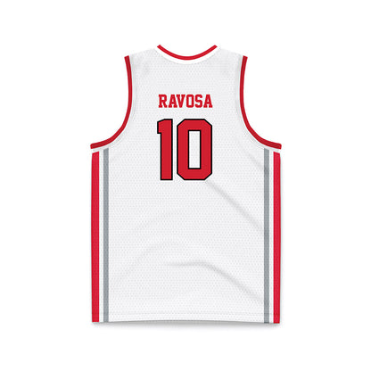 Fairfield - NCAA Women's Basketball : Caterina Ravosa - White Basketball Jersey-1