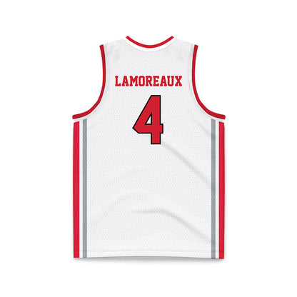 Fairfield - NCAA Women's Basketball : Kaety Lamoreaux - White Basketball Jersey-1