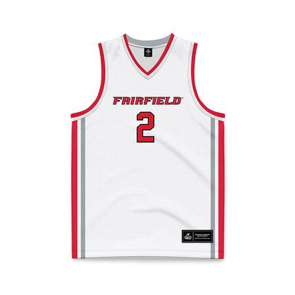Fairfield - NCAA Women's Basketball : Paige Kohler - White Basketball Jersey-0