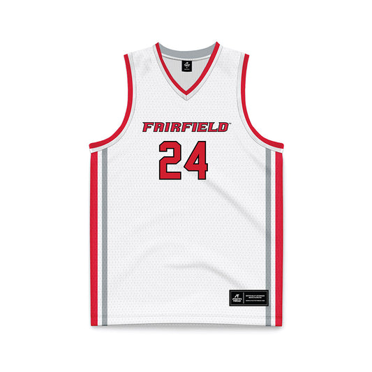 Fairfield - NCAA Women's Basketball : Lana McCarthy - White Basketball Jersey-0