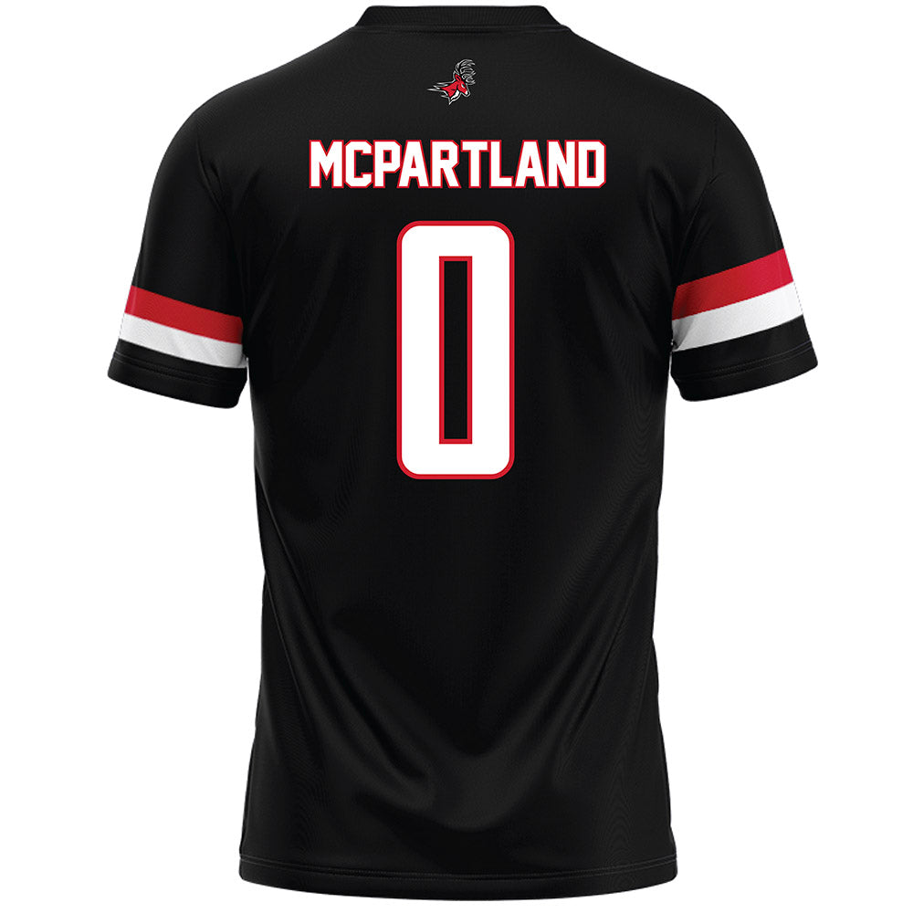 Fairfield - NCAA Men's Lacrosse : Will McPartland - Black Lacrosse Jersey-1