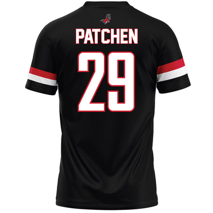 Fairfield - NCAA Men's Lacrosse : Luke Patchen - Black Lacrosse Jersey-1