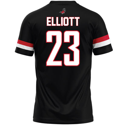 Fairfield - NCAA Men's Lacrosse : Shane Elliott - Black Lacrosse Jersey-1
