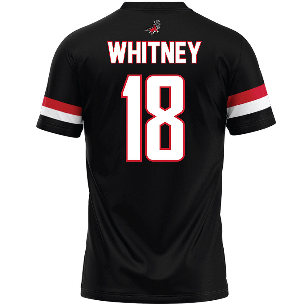 Fairfield - NCAA Men's Lacrosse : Landon Whitney - Black Lacrosse Jersey-1