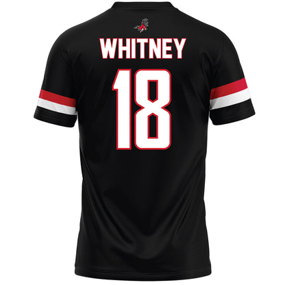 Fairfield - NCAA Men's Lacrosse : Landon Whitney - Black Lacrosse Jersey-1