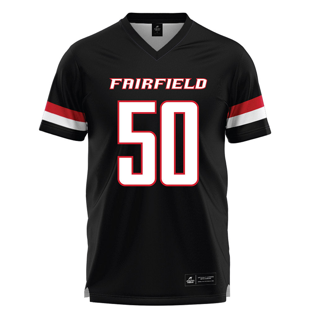 Fairfield - NCAA Men's Lacrosse : Brody Garrison - Black Lacrosse Jersey-0