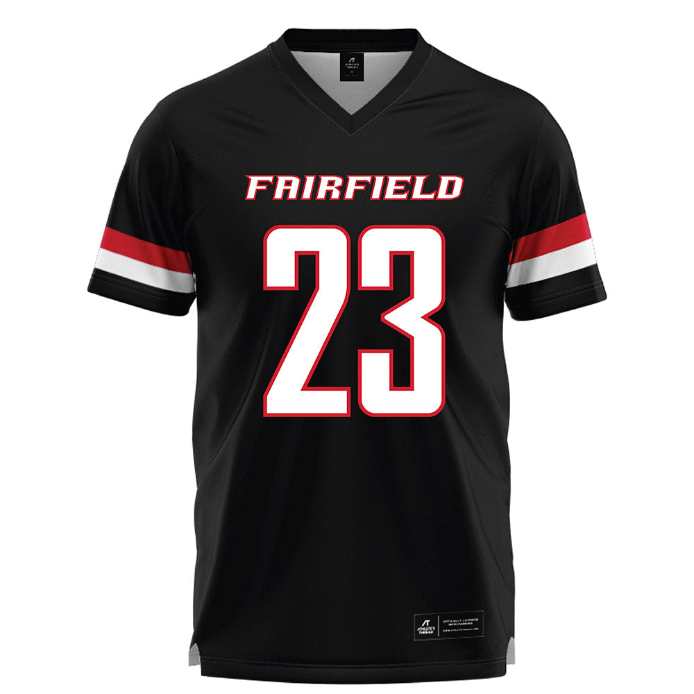 Fairfield - NCAA Men's Lacrosse : Shane Elliott - Black Lacrosse Jersey-0