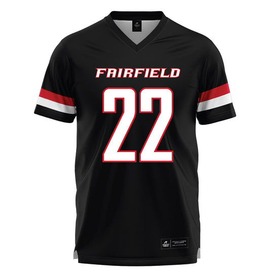 Fairfield - NCAA Men's Lacrosse : Carson Dyl - Black Lacrosse Jersey-0