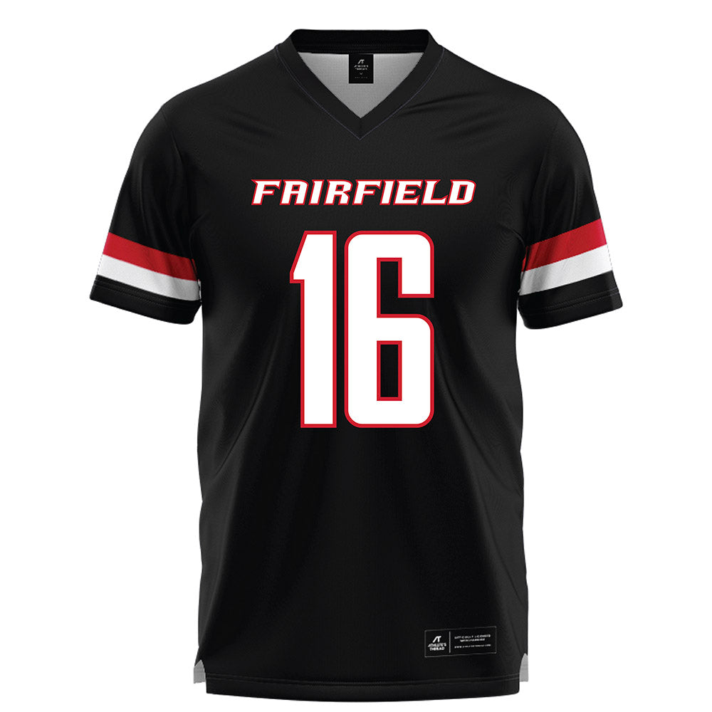 Fairfield - NCAA Men's Lacrosse : Owen Hirsch - Black Lacrosse Jersey-0