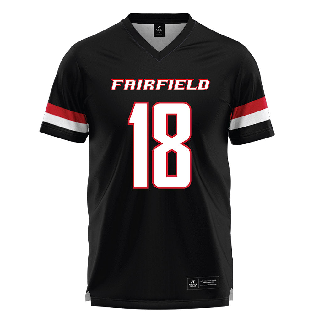 Fairfield - NCAA Men's Lacrosse : Landon Whitney - Black Lacrosse Jersey-0