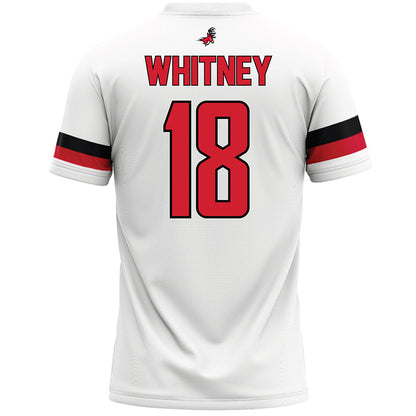 Fairfield - NCAA Men's Lacrosse : Landon Whitney - White Lacrosse Jersey-1