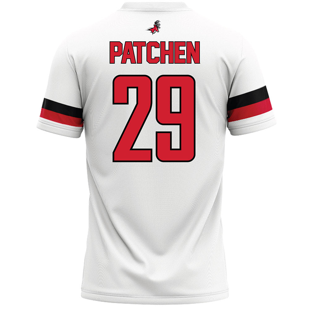 Fairfield - NCAA Men's Lacrosse : Luke Patchen - White Lacrosse Jersey-1