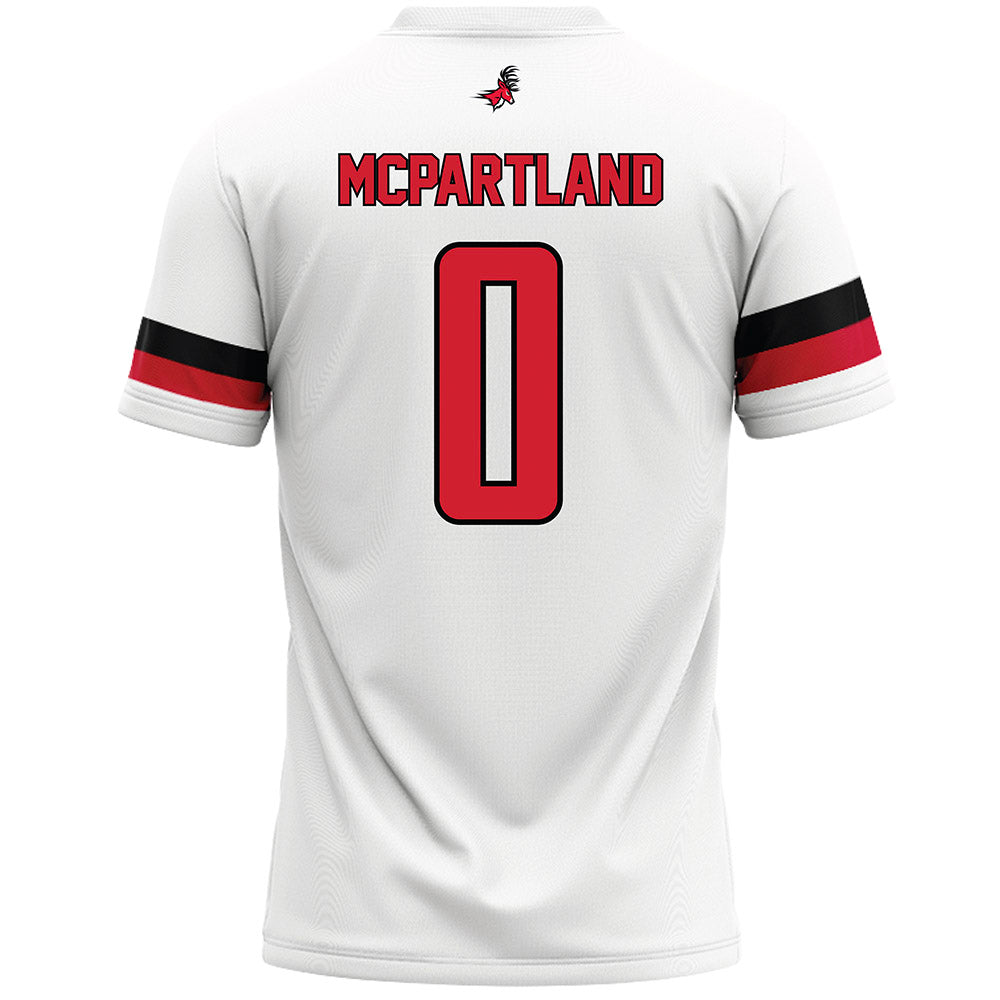 Fairfield - NCAA Men's Lacrosse : Will McPartland - White Lacrosse Jersey-1