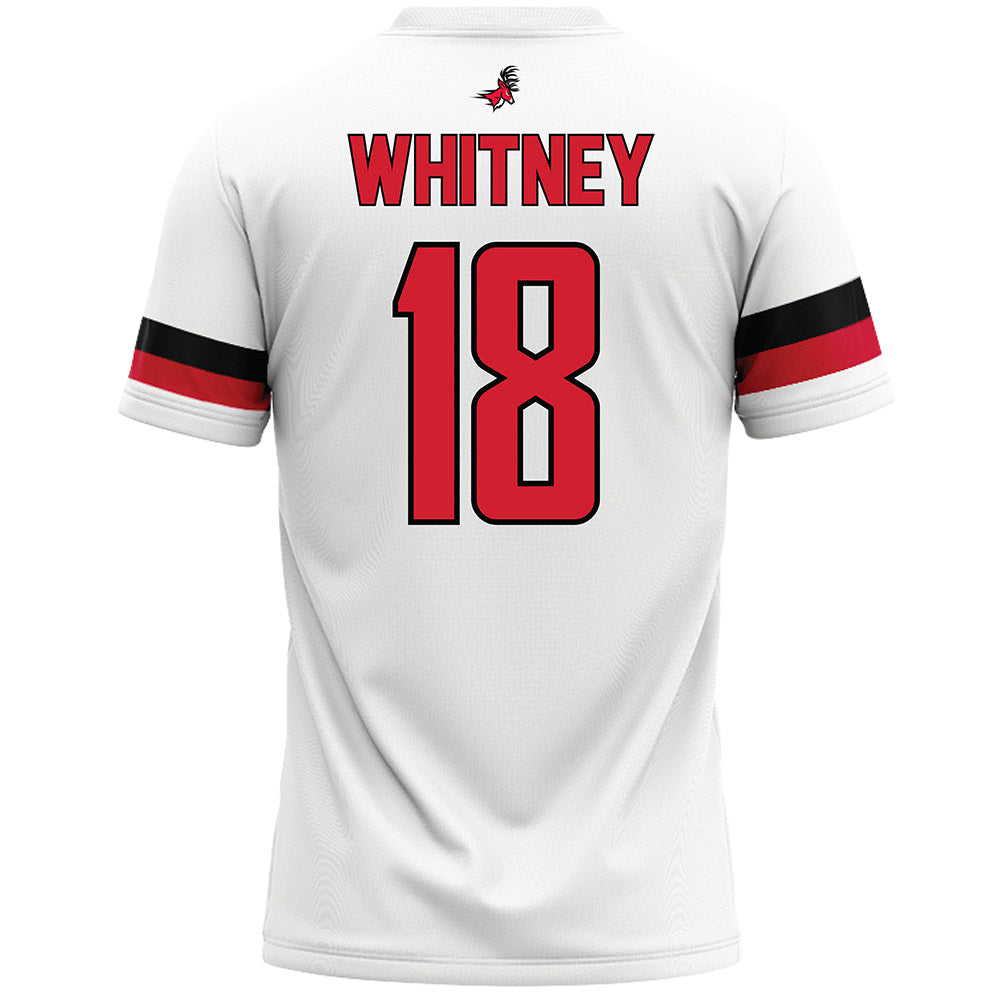 Fairfield - NCAA Men's Lacrosse : Landon Whitney - White Lacrosse Jersey-1