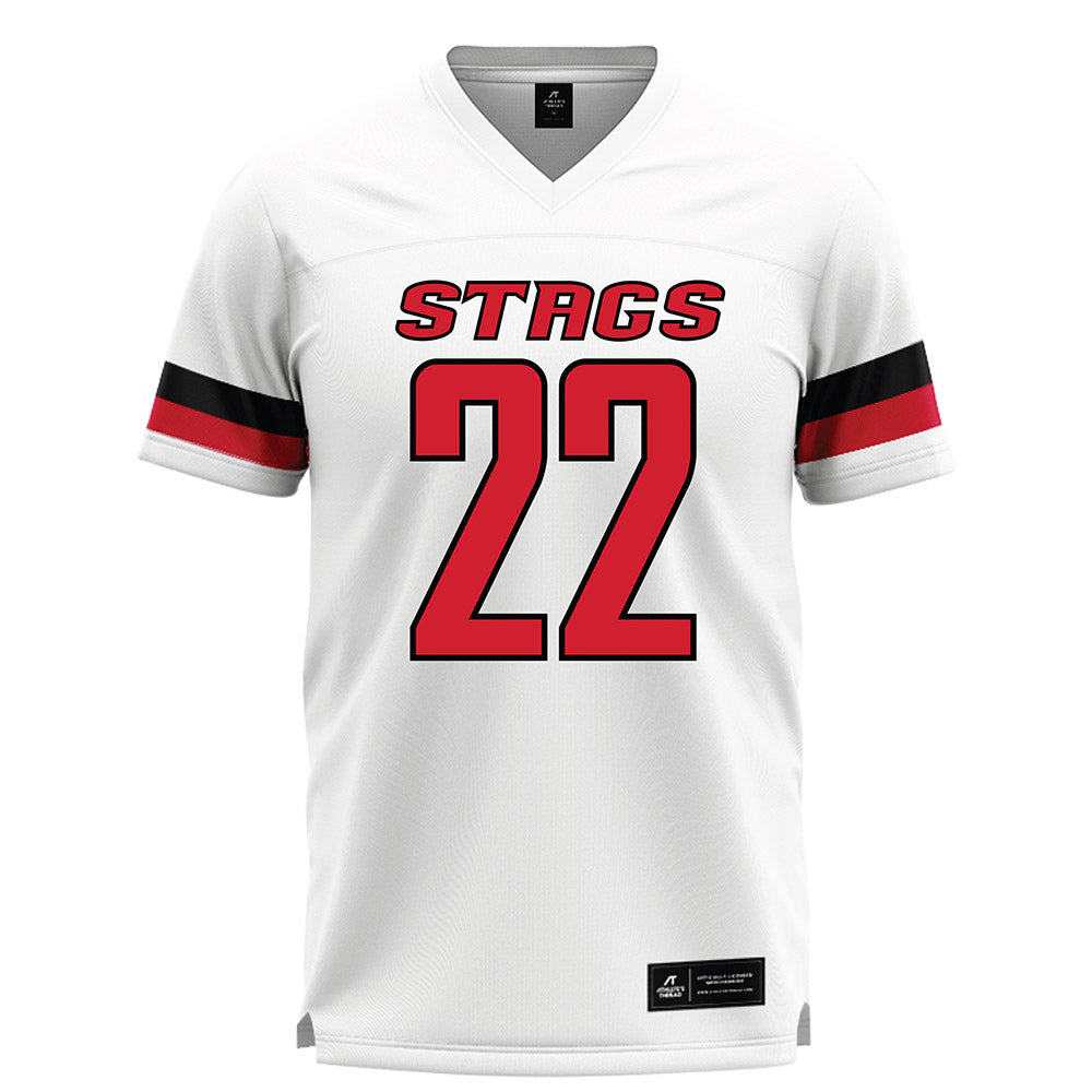 Fairfield - NCAA Men's Lacrosse : Carson Dyl - White Lacrosse Jersey-0