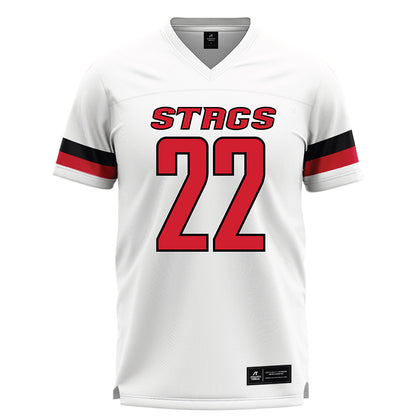 Fairfield - NCAA Men's Lacrosse : Carson Dyl - White Lacrosse Jersey-0