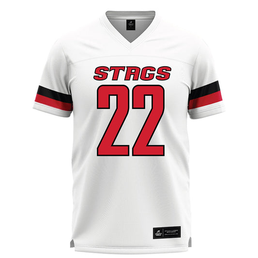 Fairfield - NCAA Men's Lacrosse : Carson Dyl - White Lacrosse Jersey-0