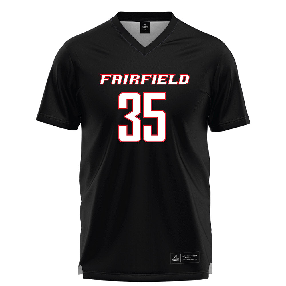 Fairfield - NCAA Women's Lacrosse : Anabella Simeone - Black Lacrosse Jersey-0