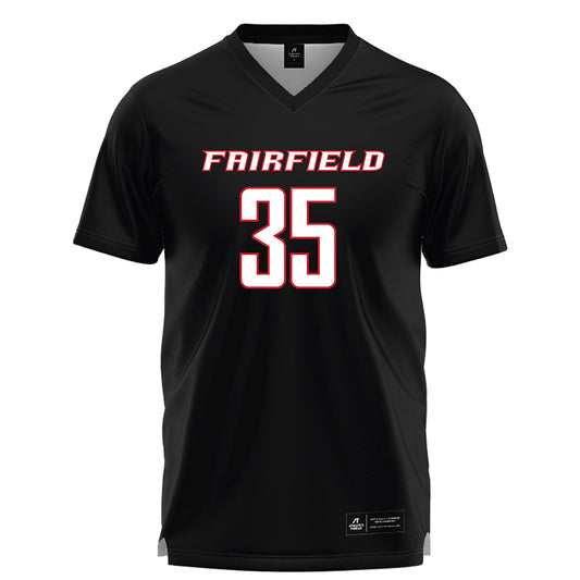 Fairfield - NCAA Women's Lacrosse : Anabella Simeone - Black Lacrosse Jersey-0
