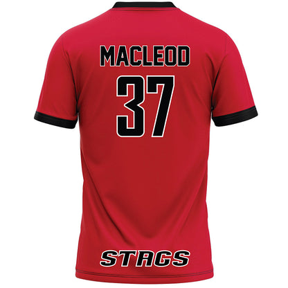 Fairfield - NCAA Women's Lacrosse : Sara MacLeod - Red Lacrosse Jersey-1