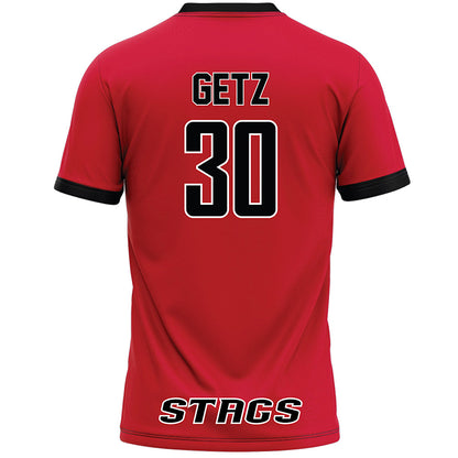 Fairfield - NCAA Women's Lacrosse : Lizzie Getz - Red Lacrosse Jersey-1