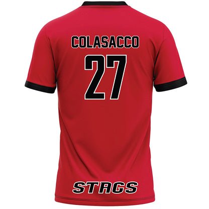 Fairfield - NCAA Women's Lacrosse : Sophia Colasacco - Red Lacrosse Jersey-1