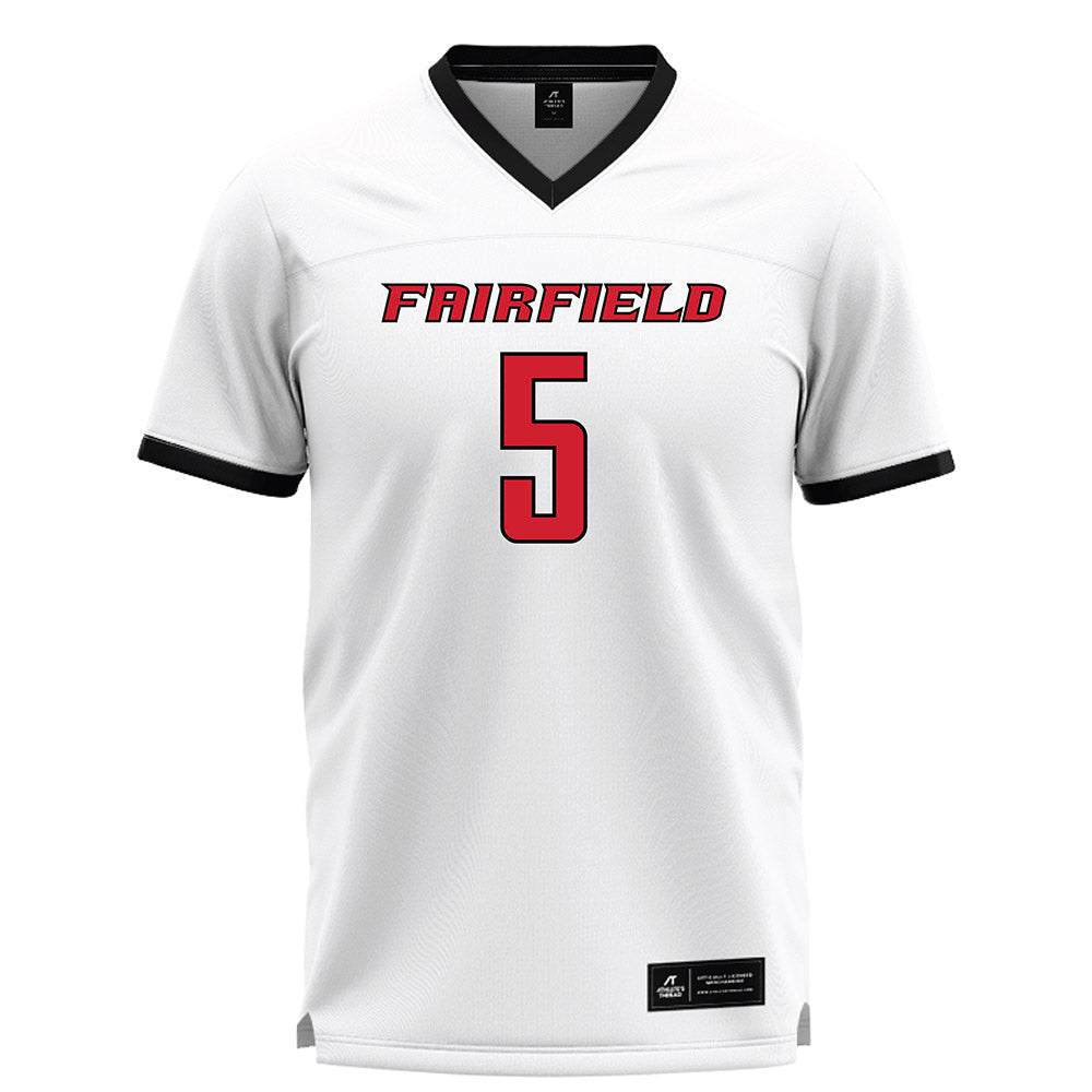 Fairfield - NCAA Women's Lacrosse : Abigail Trainor - White Lacrosse Jersey-0