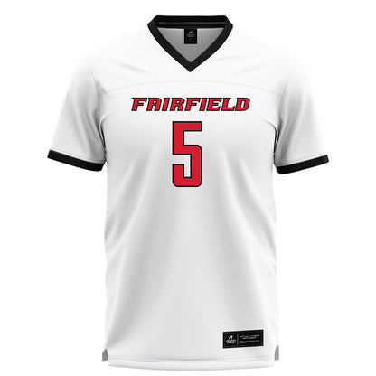 Fairfield - NCAA Women's Lacrosse : Abigail Trainor - White Lacrosse Jersey-0