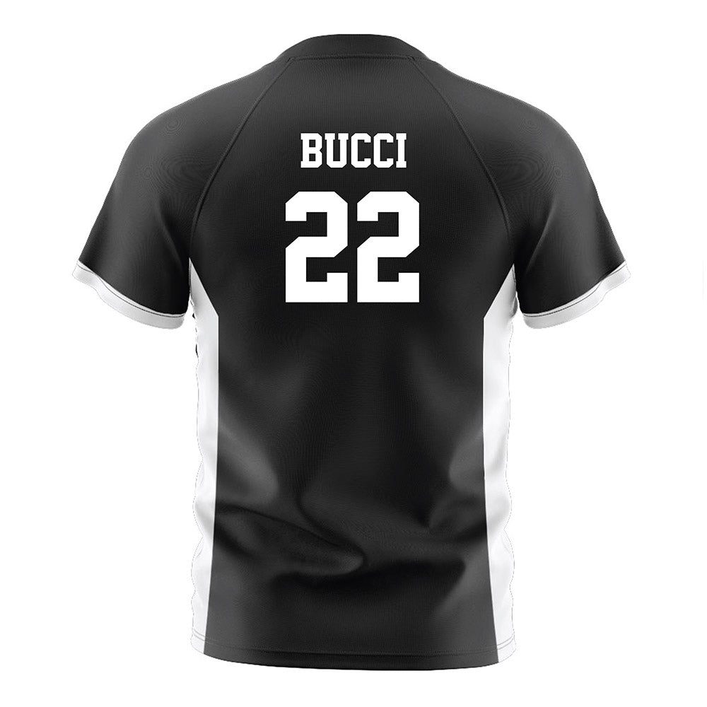 Fairfield - NCAA Men's Soccer : Daniel Bucci - Black Soccer Jersey-1