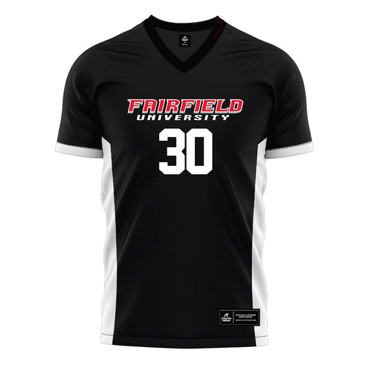 Fairfield - NCAA Men's Soccer : Shayan Zamanian Rad - Black Soccer Jersey-0
