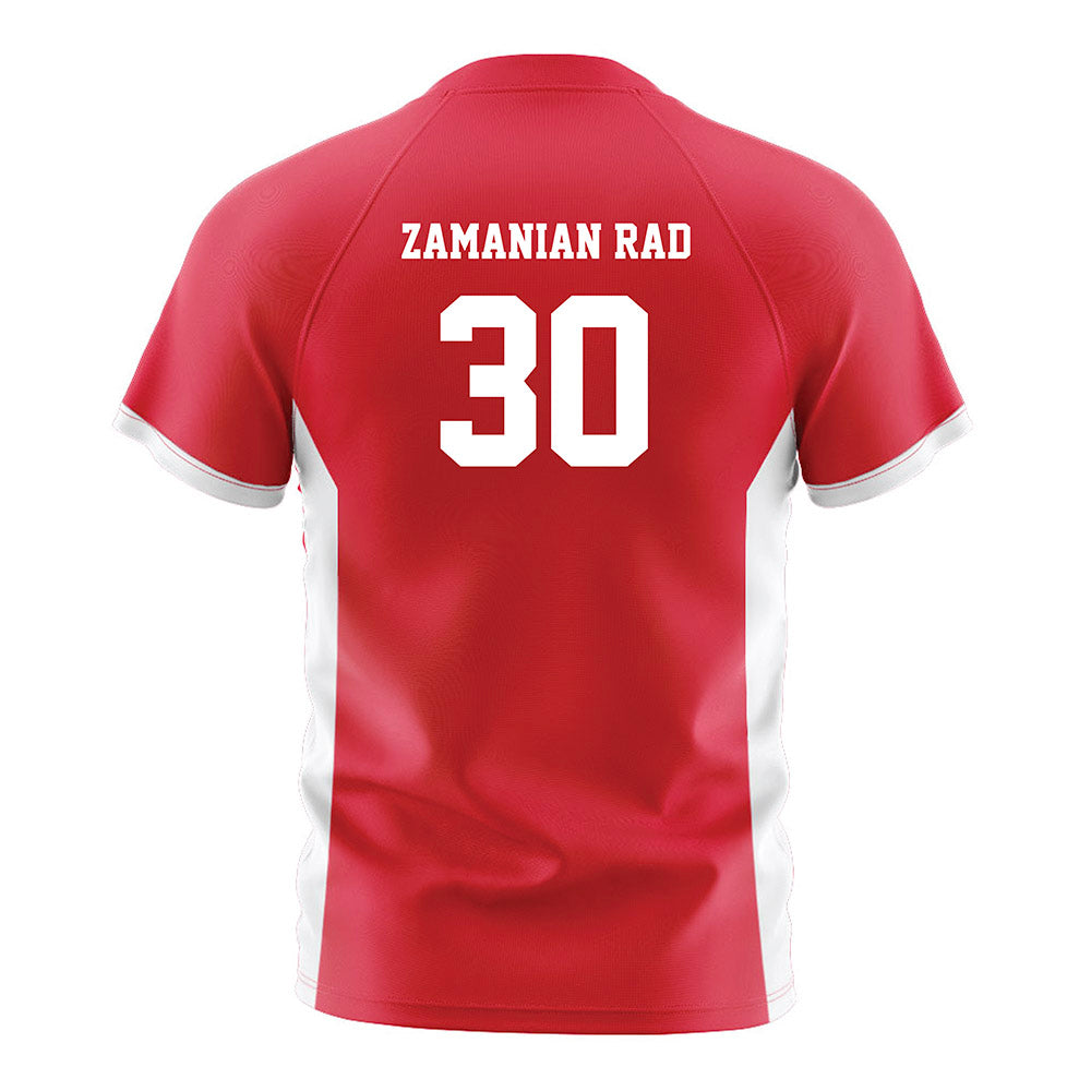 Fairfield - NCAA Men's Soccer : Shayan Zamanian Rad - Red Soccer Jersey-1