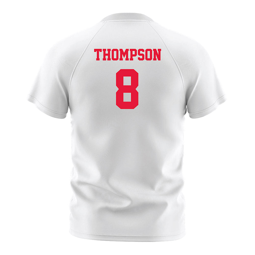 Fairfield - NCAA Men's Soccer : Drew Thompson - White Soccer Jersey-1