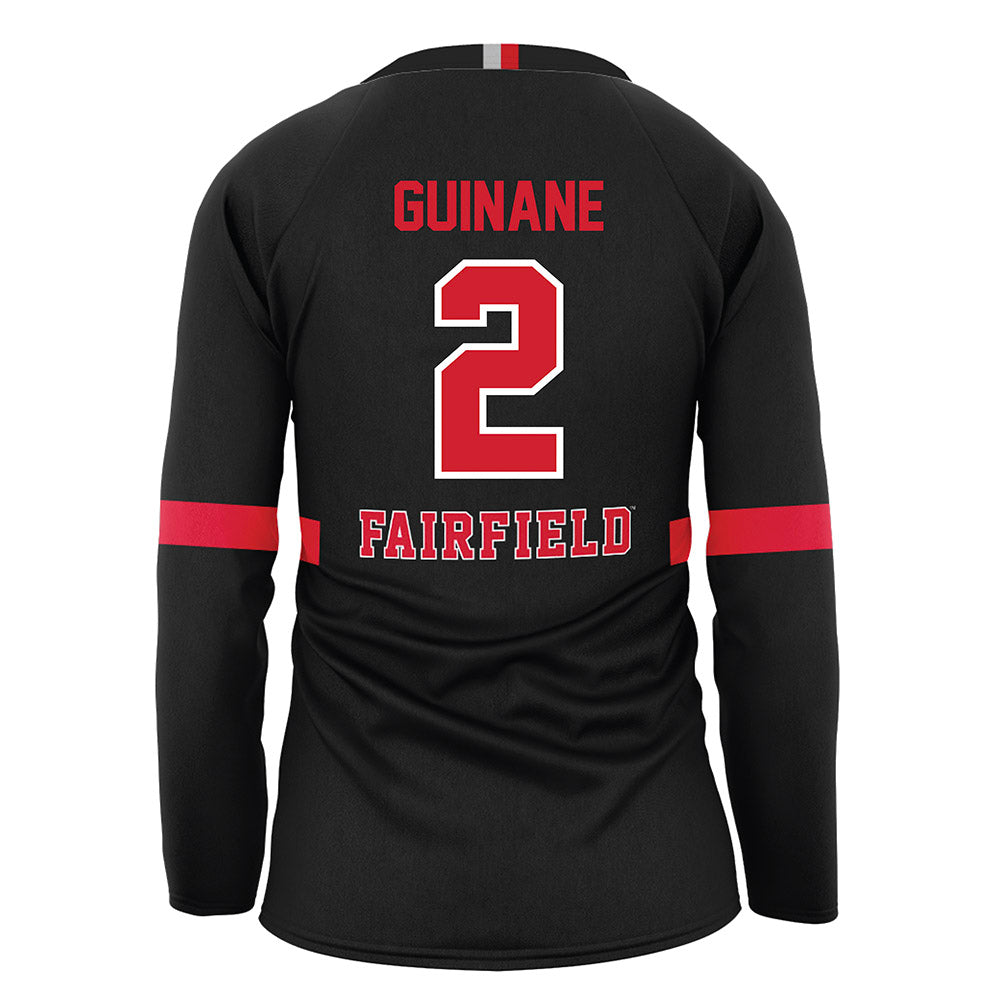 Fairfield - NCAA Women's Volleyball : Lilly Guinane - Black Volleyball Jersey-1