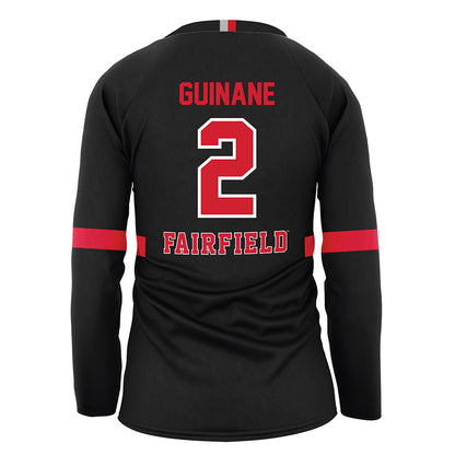 Fairfield - NCAA Women's Volleyball : Lilly Guinane - Black Volleyball Jersey-1