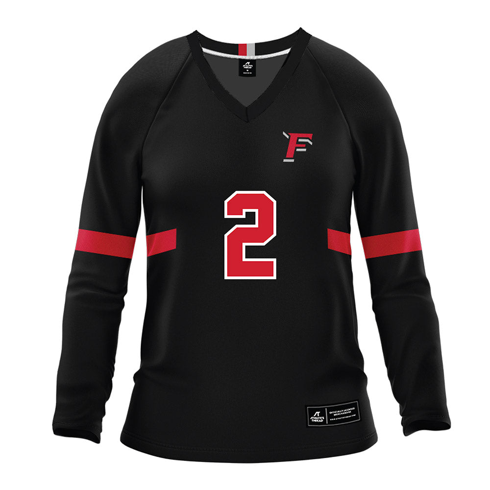 Fairfield - NCAA Women's Volleyball : Lilly Guinane - Black Volleyball Jersey-0