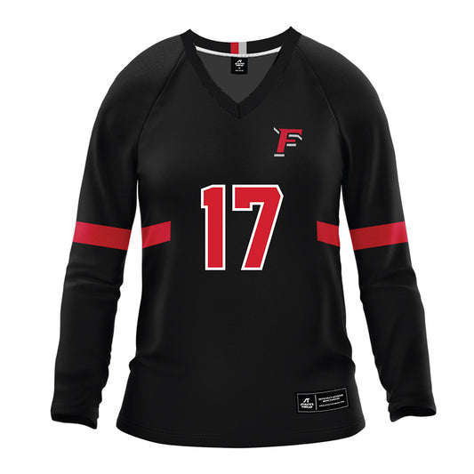 Fairfield - NCAA Women's Volleyball : Keyaira Limuel - Black Volleyball Jersey-0