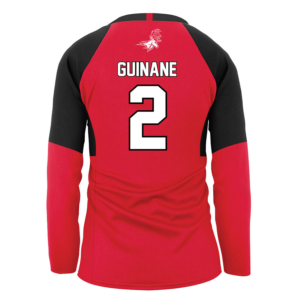 Fairfield - NCAA Women's Volleyball : Lilly Guinane - Red Volleyball Jersey-1
